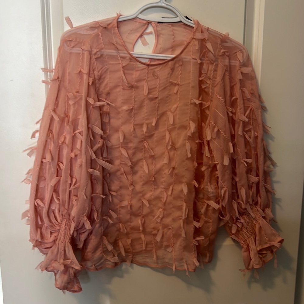 Pink blouse